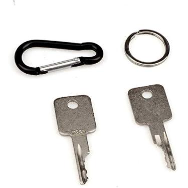 Imagem de 2 PCS D250 Ignition Keys for Bobcat, Terex, Broce, Ditch Witch, Genie, Grove, Ingersoll-Rand, JLG, Pollock, Tenant, Timberjack, Vermeer, Volvo 307852A1, 6693241, 6709527, 714602, A77313