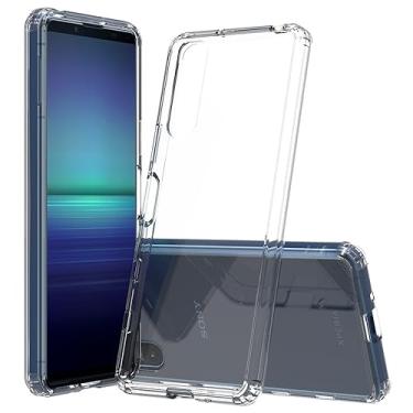 Imagem de Capa de celular Capa transparente compatível com Asus Zenfone3 ZE520KL, capa de telefone transparente de corpo inteiro resistente, capa fina transparente de absorção antiarranhões (Size : Transparent