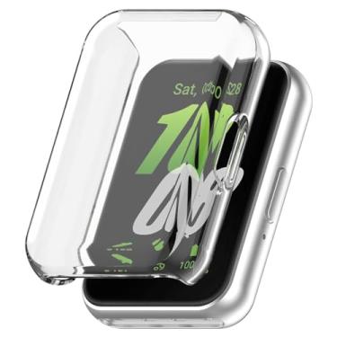 Imagem de Case 360º Capa Protetora TPU LTIMPORTS, compativel com Galaxy Fit 3 Sm-R390 (Transparente)