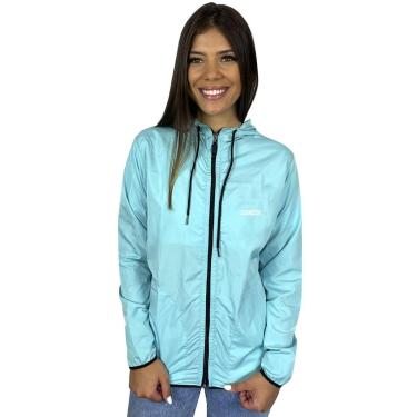 Imagem de Jaqueta Corta Vento Light Feminino Azul Claro WSS Jogador-Feminino