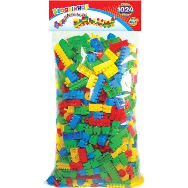 Imagem de Blocos de Montar Bloquinhos 1024 Peças, GGB Plast