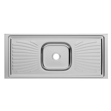 Imagem de Pia Inox Monobloco Concretada Forminox 120 Cm Aço Inox