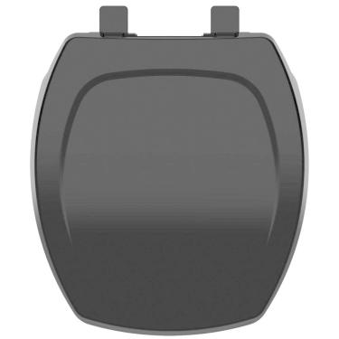 Imagem de Assento Sanitario Inter Thema Convencional Termofixo Preto Louca Incepa