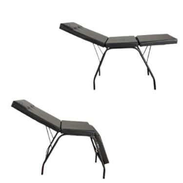 Imagem de HENVIFER, maca reclinável p/estética massagem três posições cor preta