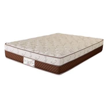 Imagem de Colchão Casal 138x188x24 Pro Soft Bamboo Prorelax Molas Ensacadas Pillow Top Turn Free - Marrom	