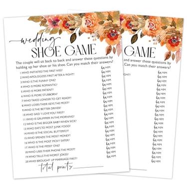 Imagem de Jogos de chá de panela, jogos de casamento, cartões de jogos de festival de outono, lembrancinhas de festa de noivado, jogos de despedida de solteira, jogos minimalistas de festa de casamento,