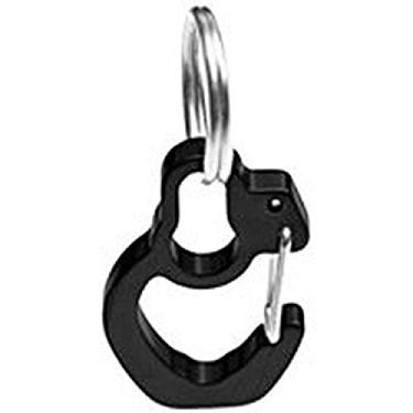 Imagem de Rubit Clipe de interruptor The Easy Dog Tag Curve, médio, 2,7 cm de diâmetro, preto