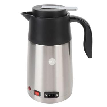 Imagem de Chaleira Elétrica para Carro 24V, 2000W de Alta Potência 1,3 Litros de Aço Inoxidável para Carro Chaleira de água Quente Caldeira Isqueiro Aquecimento Garrafa Térmica Portátil