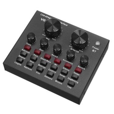 Imagem de V8 Multifuncional Som Usb Interface Áudio Inteligente - Nao Informada