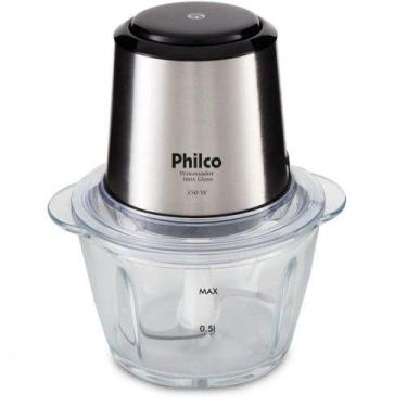 Imagem de Processador Inox Glass 350WPPS01I Philco, Preto e Cinza, 220V
