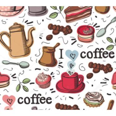 Imagem de Papel Adesivo Cozinha Lavável Cantinho do Café Delicado Vinil JAM239 3