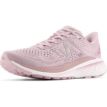 Imagem de New Balance Fresh Foam X 860 V13 Tênis de corrida feminino, Sombra violeta/giz lilás/prata metálico, 6.5