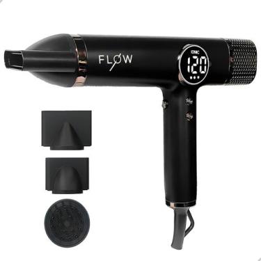 Imagem de Secador Lizz Flow Ios Negativo Cabelo Sem Frizz Digital 220V, 220V