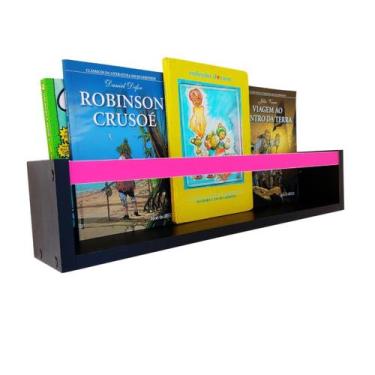 Imagem de Prateleira Livros Infantis Nicho Organizador Pelúcia Quarto - Arte Ced