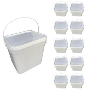 Imagem de Balde Transparente 2.4L Para Escalda Pés Comprar 10 Pçs - Nastripack