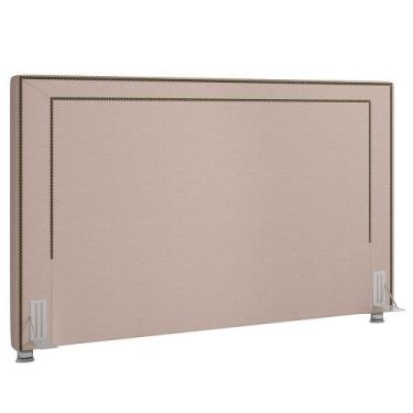 Imagem de Cabeceira Cama Box Casal 140cm Mali P02 Linho Bege Cru - Mpozenato, Be