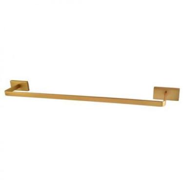 Imagem de Porta Toalha Barra Banho Dom Dourado Fosco - Perflex