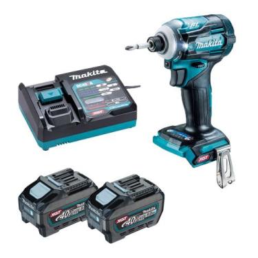 Imagem de Parafusadeira De Impacto 40V XGT TD001 2x 5.0ah Makita 110v