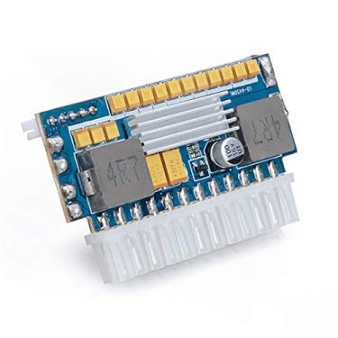 Imagem de RGEEK PSU ATX de 24 pinos - entrada CC de 12 V, saída de pico de 450 W, fonte de alimentação Mini ITX PC