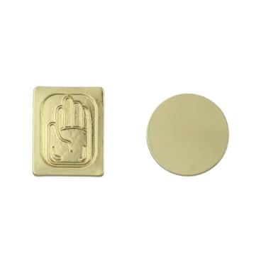 Imagem de Bioworld Jojo's Bizarre Adventure Anime Mangá Jotaro Kujo Costume Hat Pins, Dourado, tamanho �nico