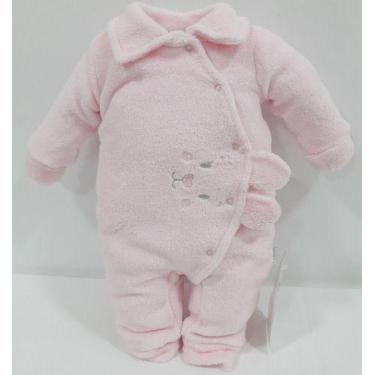 Imagem de Macacão Bebê Menina Duplo Pelo E Soft Paraiso Inverno 11804 - Paraíso,