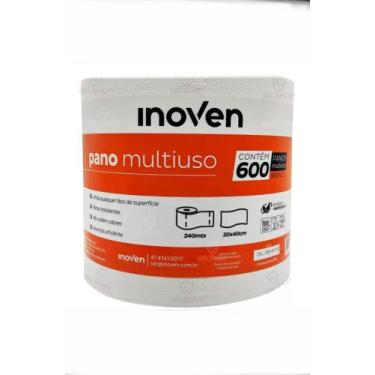 Imagem de Pano Multiuso para cozinha e limpeza tipo perfex  rolo com 600 panos b