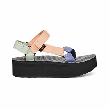 Imagem de Teva Sandália feminina W Flatform Universal, Sherbert Multi, 38