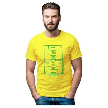 Imagem de Camiseta Brasil Penta Copa do Mundo 2002 - Novomanto, Amarelo, EGG