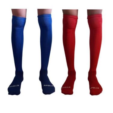 Imagem de Kit Com 03 Pares Meião Futebol Masculino Adulto PROFISSIONAL Atoalhado