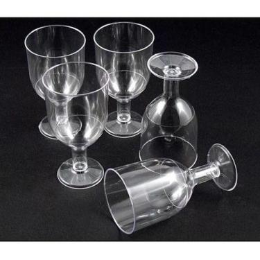 Imagem de Mini Taça 50ml Acrílico Doces Bebidas Cristal C/ 40 Peças - PLASTILANI