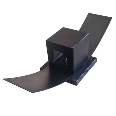 Imagem de Kit 4 Arandelas Led Box Externa Aluminio Bh05 Preta + Lampadas Led Bra
