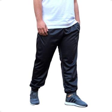 Imagem de Calça Jogger Masculina Plus Size Lisa com Elástico na Barra  - BEN20 P