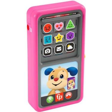 Imagem de FISHER-PRICE Aprender e Brincar Smartphone 2 em 1 Deluxe Rosa - Mattel