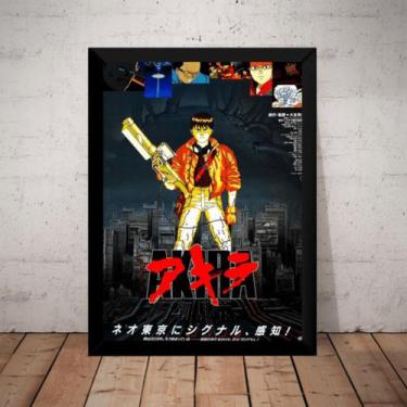 Imagem de Quadro Decoração Filme Akira Anime Manga Poster Moldurado - Fanarte