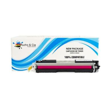 Imagem de Toner Compatível Ce313A 126A Magenta Cp1025 Cp1020 1K - Cartucho & Cia
