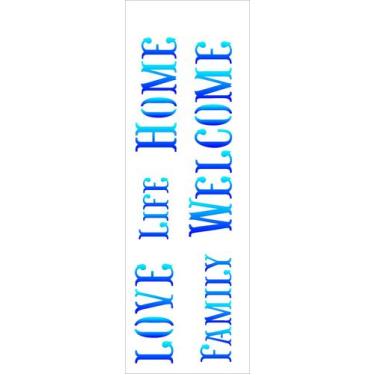 Imagem de Stencil Simples Palavras Ii 1472 10x30 Opa