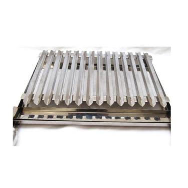 Imagem de Grelha para churrasco inox Argentina Parrilheira 40x45 util - plenitud