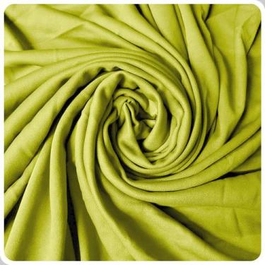 Imagem de Tecido Malha Liganete Lisa 1m x 1,6m - Brás Tecidos, Verde Limão