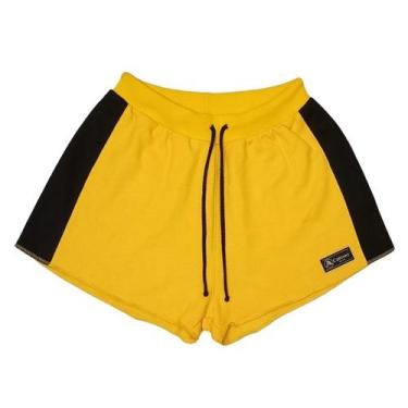 Imagem de Short Moletom Feminino Esportivo Sem Bolso Básico Treino Academia - Ca