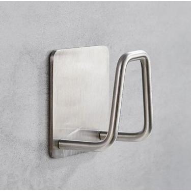 Imagem de Suporte Porta Esponja Bucha Inox p/ Pia Cozinha - Pen Tech, Cinza