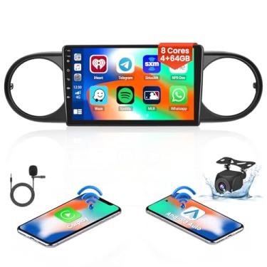 Imagem de Inefala 4 GB 64 GB estéreo para Toyota Scion xB 2007 2008 2009 2010 2011 2012 2013 2014 2015 2016 2017 2018 2019 CarPlay Radio 8 Core Android 13 Head Unit Backup Camera IPS 9 GPS com tela sensível ao