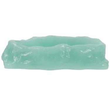 Imagem de ibasenice Tigela De Água Luminosa - 1 Peça Prato De Água Para Répteis Tigela De Comida Resina Répteis Resina Rocha Gecko Placa De Petri