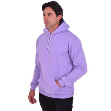 Imagem de Moletom Masculino 100% Algodão Confortável Frio Casual Liso - M R N CO