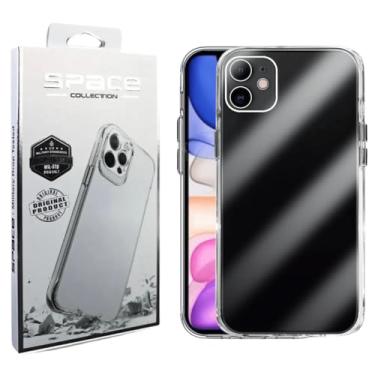 Imagem de Capa Capinha Clear Case Space Compatível iPhone 11 Rígida Anti Amarelamento Resistente