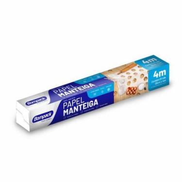 Imagem de Papel Manteiga Alimentos Freezer Forno Antiaderente 28X4m - Bompack