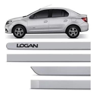 Imagem de Jogo friso lateral slim logan prata 4pcs 2301 - FLASH
