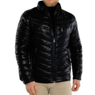 Imagem de Jaqueta material sintético Forrada Masculina Impermeável Super Quente 