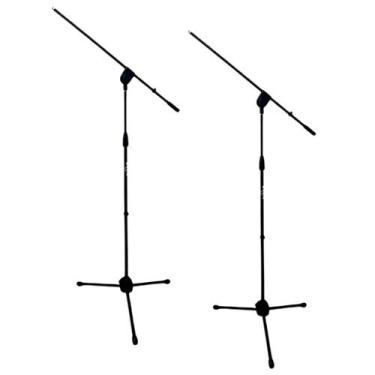 Imagem de 2 pedestal microfone profissional padrão rmv vector onstage - D STANDS