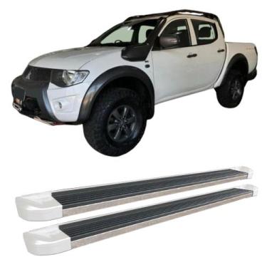 Imagem de Estribo L200 Triton 2013 2014 2015 2016 2017 2018 Branco - C&K