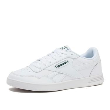 Imagem de Reebok Tênis feminino clássico Legacy, Ffp- Calçado branco/branco/verde trevo, 6.5 Women/5 Men